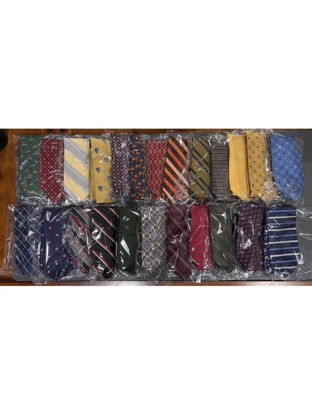 Brooks Brothers Men’s Ties Mostly Silk Lot Of 60 Individually Bagged